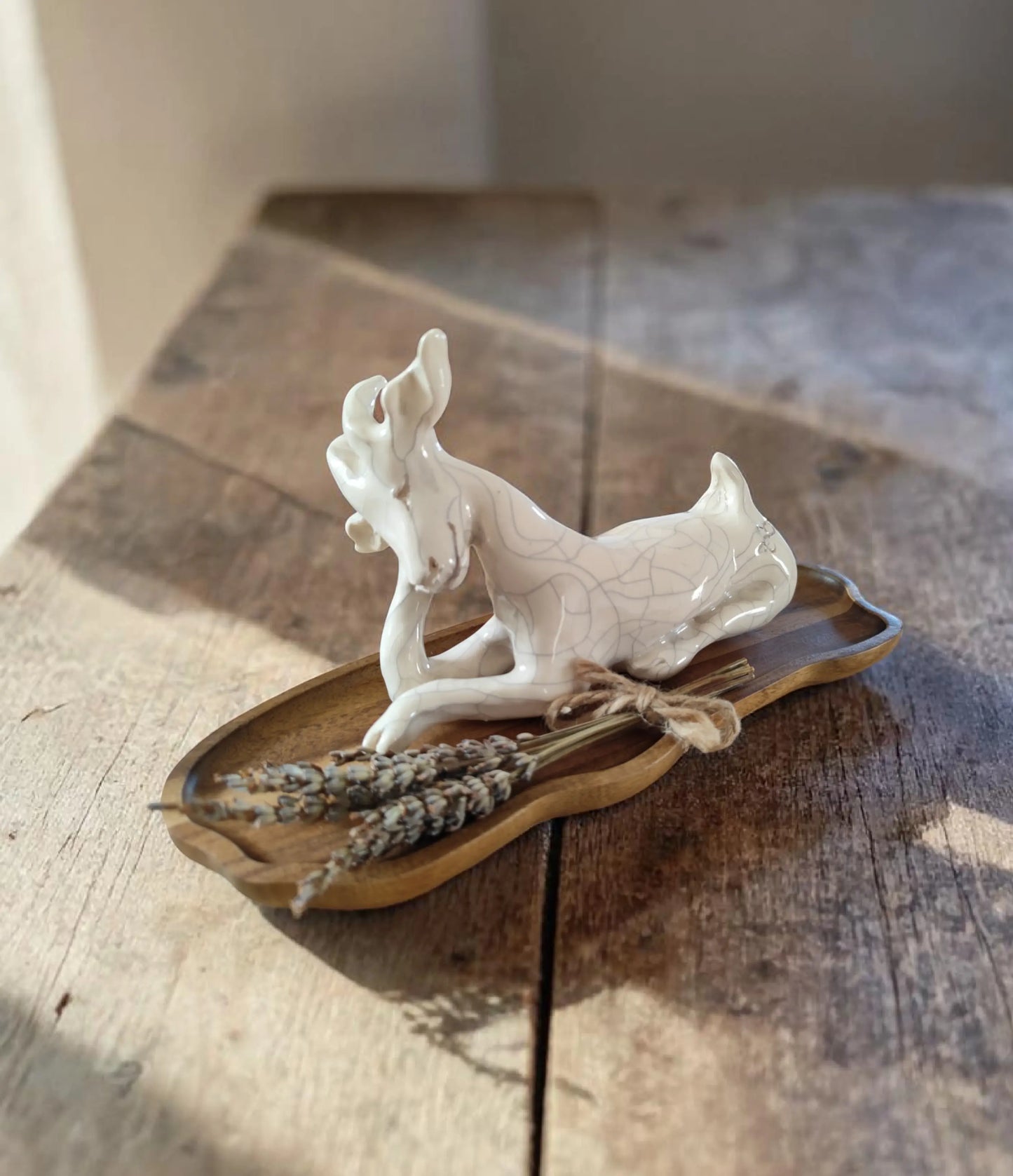 Chèvre La Penseuse de l’Ardèche Céramique artisanale