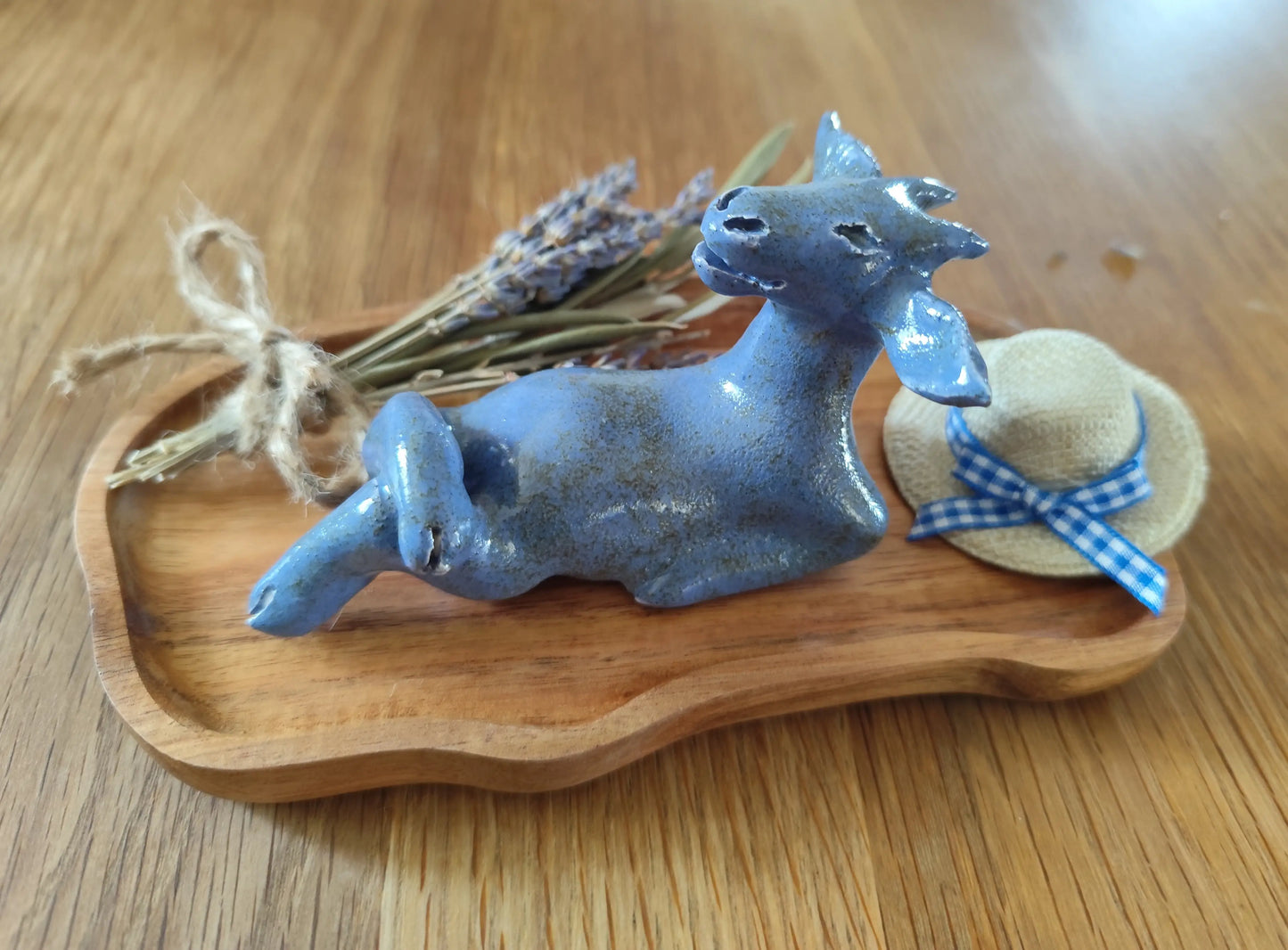 Biquette en Faïence  La Flâneuse céramique artisanale Ardèche