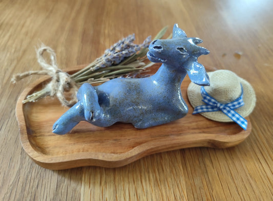 Biquette en Faïence  La Flâneuse céramique artisanale Ardèche